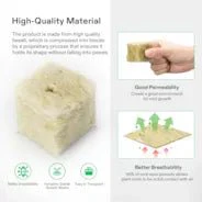 Vivosun 1.6" Rockwool Grow Cubes, 4 Sheets of 112 Plugs - Image 5