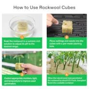 Vivosun 1.6" Rockwool Grow Cubes, 4 Sheets of 112 Plugs - Image 7