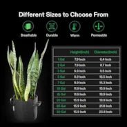 Vivosun 1 Gallon Grow Bags 5-Pack Black Thickened Nonwoven Fabric Pots with Handles - Image 8