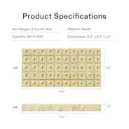 Vivosun 1" Rockwool Grow Cubes, 4 Sheets of 200 Plugs - Image 7