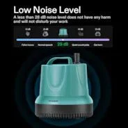 Vivosun 1150GPH 100W Submersible Pump for Fish Tank, Pond, Aquarium, Hydroponic Systems with 5ft Power Cord and 4 Nozzles - Image 4