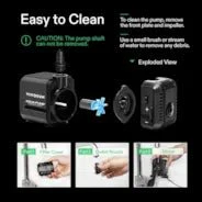 Vivosun 130GPH Submersible Pump(500L/H, 6W) - Image 3