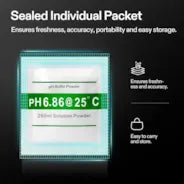 Vivosun 18-Pack pH Meter Buffer Solution Powder, pH 6.86/4.00/9.18, pH Buffer Powder for Precise and Easy pH Tester Calibration - Image 4