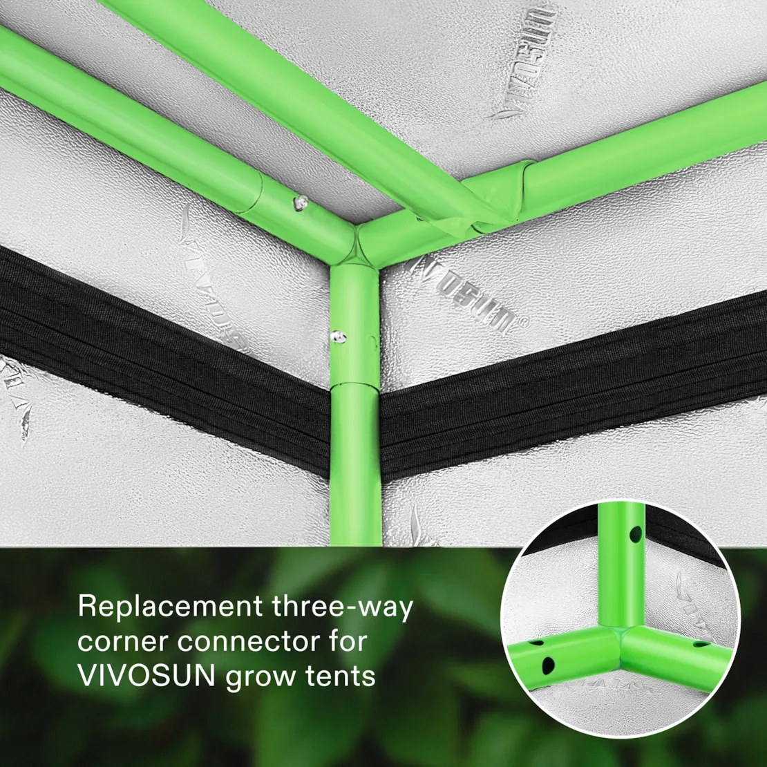 Vivosun 19mm Grow Tent Corner Only for Vivosun Grow Tents, 2 Pieces - Image 5