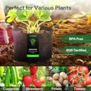 Vivosun 2 Gallon Grow Bags 5-Pack Black Thickened Nonwoven Fabric Pots with Handles - Image 8