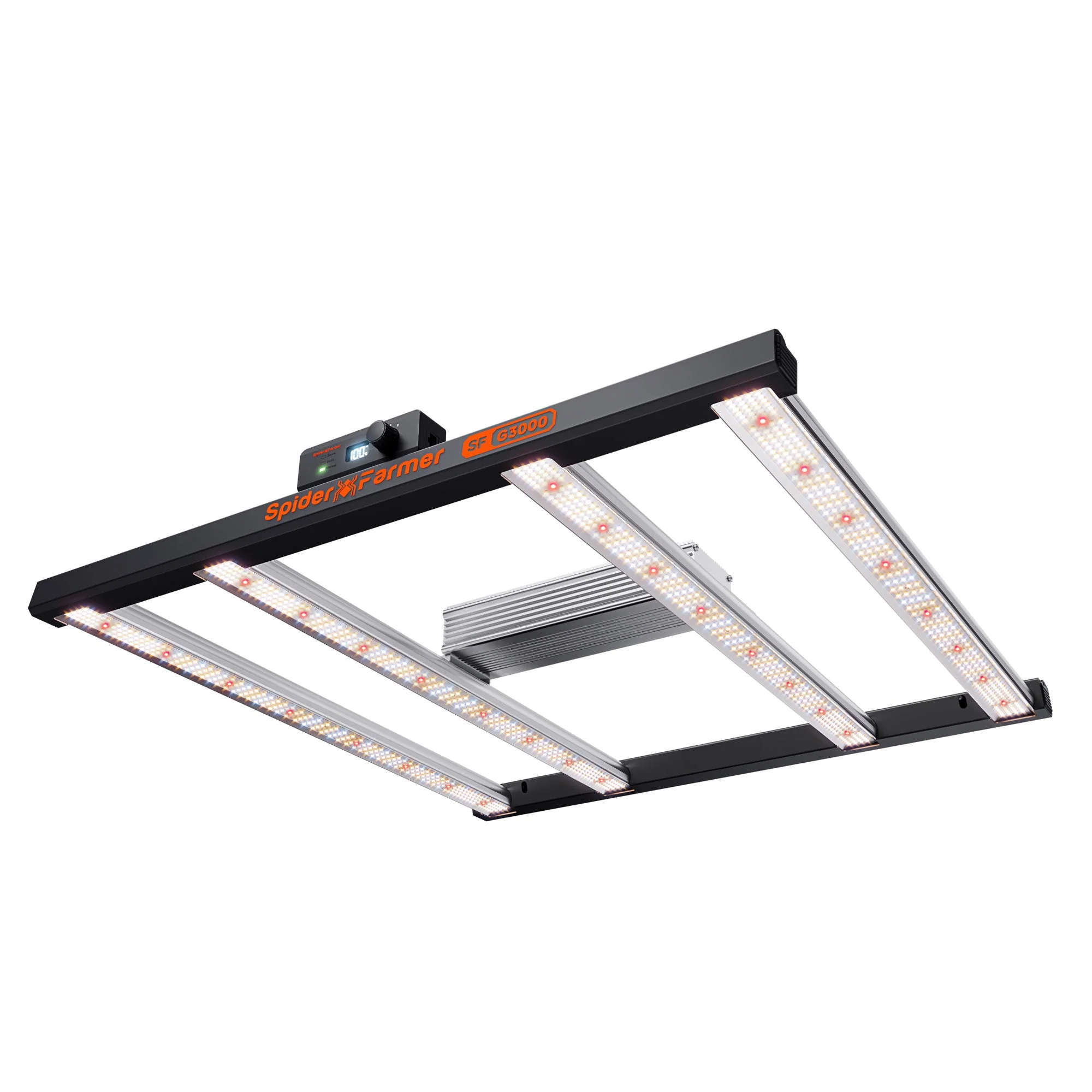 Spider Farmer G3000 300W WiFi & Bluetooth App-Controlled Dimmable Cost effective Full Spectrum LED Grow Light for 3X3 Grow Tent