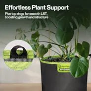 Vivosun 3-Pack 3-Gallon AeroBase Grow Bags, Durable Mesh Fabric Plant Container with Breathable Base and Sturdy Handles, Black - Image 5