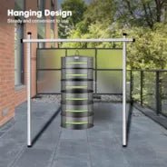 Vivosun 6-Layer Mesh Drying Rack Hanging Design with Green Zippers 2-Pack - Image 2