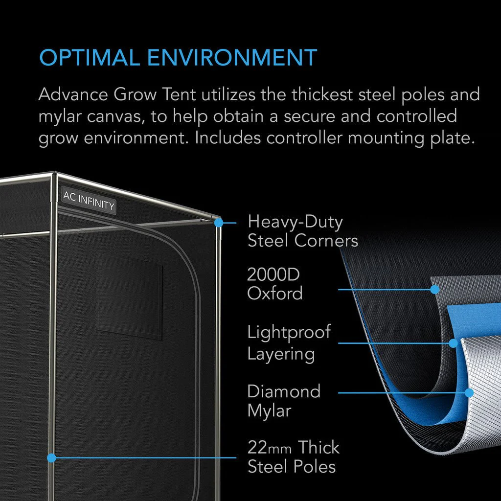 AC Infinity Advance 4x4 Grow Tent Kit - Image 7