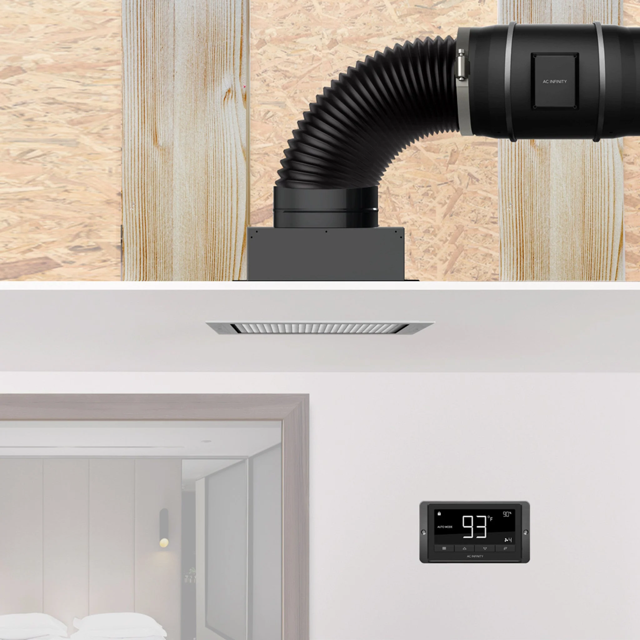 AC Infinity Cloudway T12 Whole House Exhaust Fan 1600 CFM - Image 8