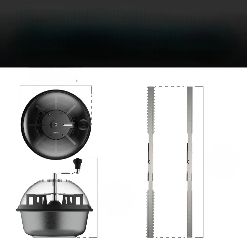 AC Infinity Bud Bowl Trimmer, Twist Spin Cut with Clear Visibility Dome, 19-Inch - Image 4