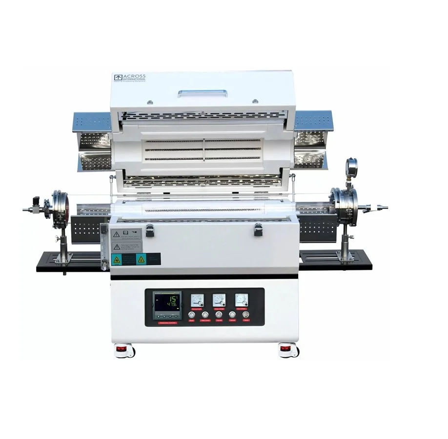 Across International 1200C 1-Zone 50mm OD Top-Open Tube Furnace With Quartz Tube - Image 2