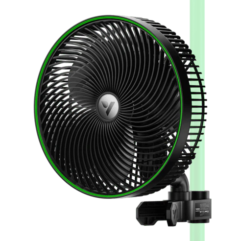 Vivosun AeroWave E9 Clip-on Fan, EC Motor, Auto Oscillation Fan, Air Circulator For Grow Tent
