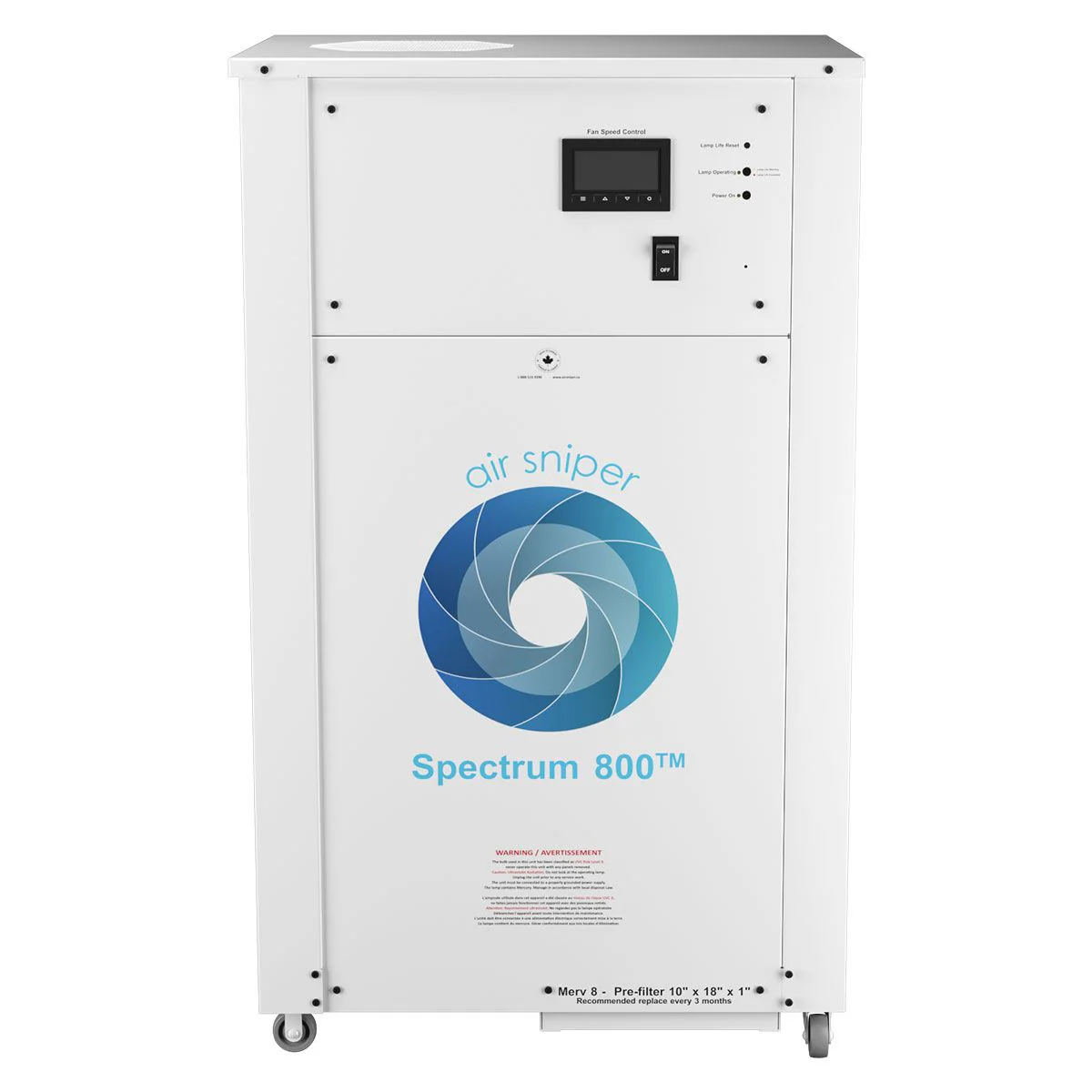 Air Sniper Spectrum 800 Air Purifier - Image 2