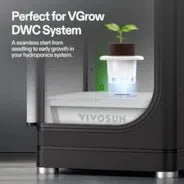 Vivosun FlexFeed DWC Hydroponices System Seed Rooter, 4-Pack Seed Starter Plugs, Compatible with VGrow DWC System - Image 5