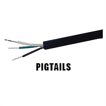 Fluence AC Extension Cable 15ft – PTP Pigtails to 3-Pin Female M19 Push-Lock