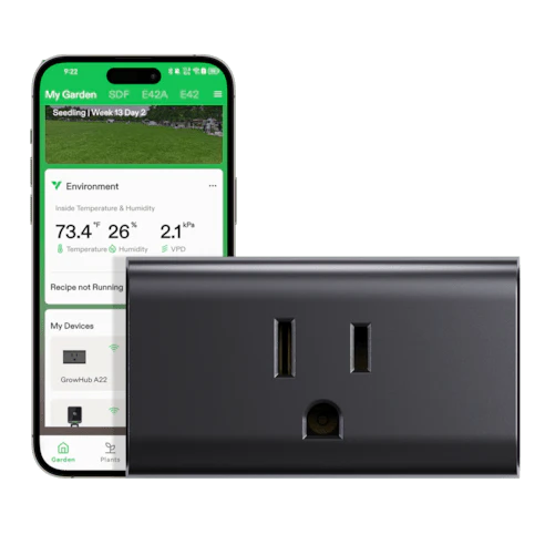Vivosun GrowHub A10 Controller, Smart Plug, 15A 1800W, Remote Control, Compatible with Vivosun App for Grow Tent