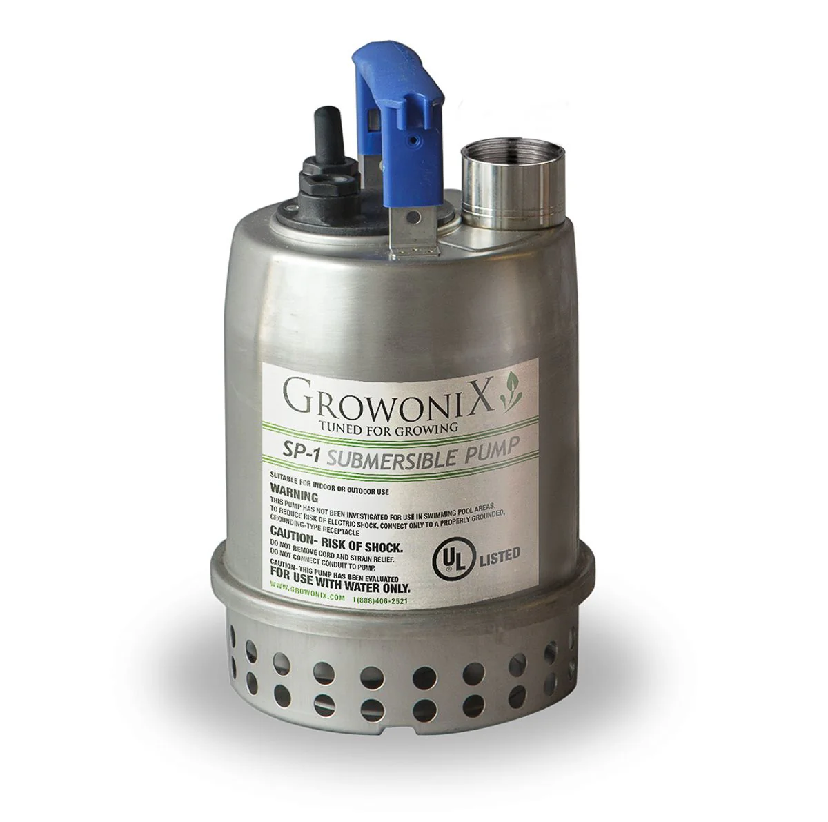 GrowoniX 1/3 HP Manual Submersible Pump
