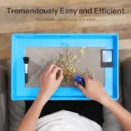 Vivosun Herb Trimming Tray for Harvest, Blue - Image 3