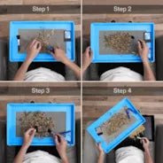 Vivosun Herb Trimming Tray for Harvest, Blue - Image 5