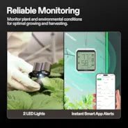 Vivosun Inclusive Harvest Kit, Includes 16” Bowl Trimmer, Trim Tray, Drying Rack, Bluetooth Hygrometer Thermometer, and All the Essential Tools for Successful Harvest - Image 3