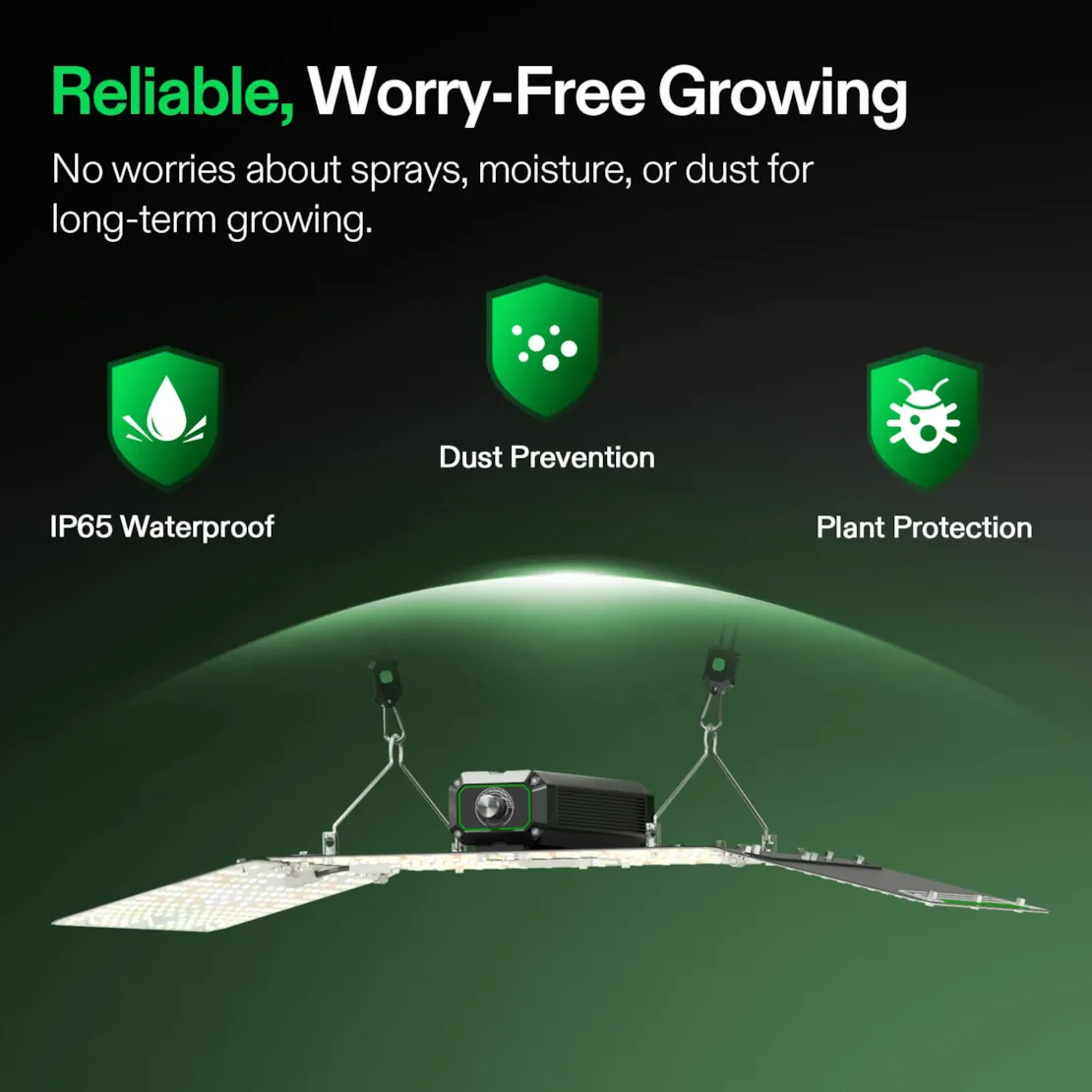 Vivosun LumaLight LED Grow Light, Full Spectrum Plant Light, 200W Smart Dimmable & High PPFD for Indoor Plants Seedling Vegetables Bloom - Image 7