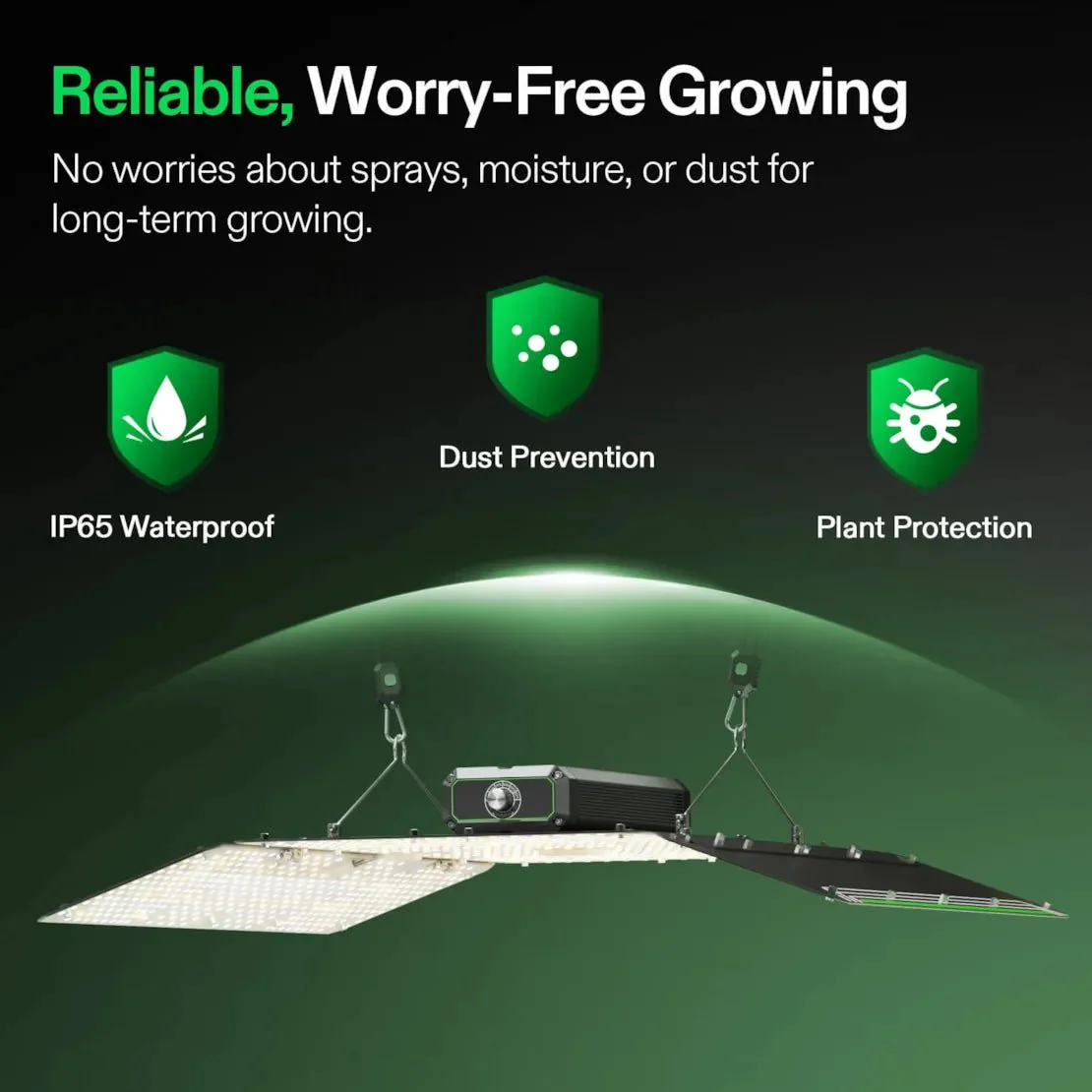 Vivosun LumaLight LED Grow Light, Full Spectrum Plant Light, 400W Smart Dimmable & High PPFD for Indoor Plants Seedling Vegetables Bloom - Image 8
