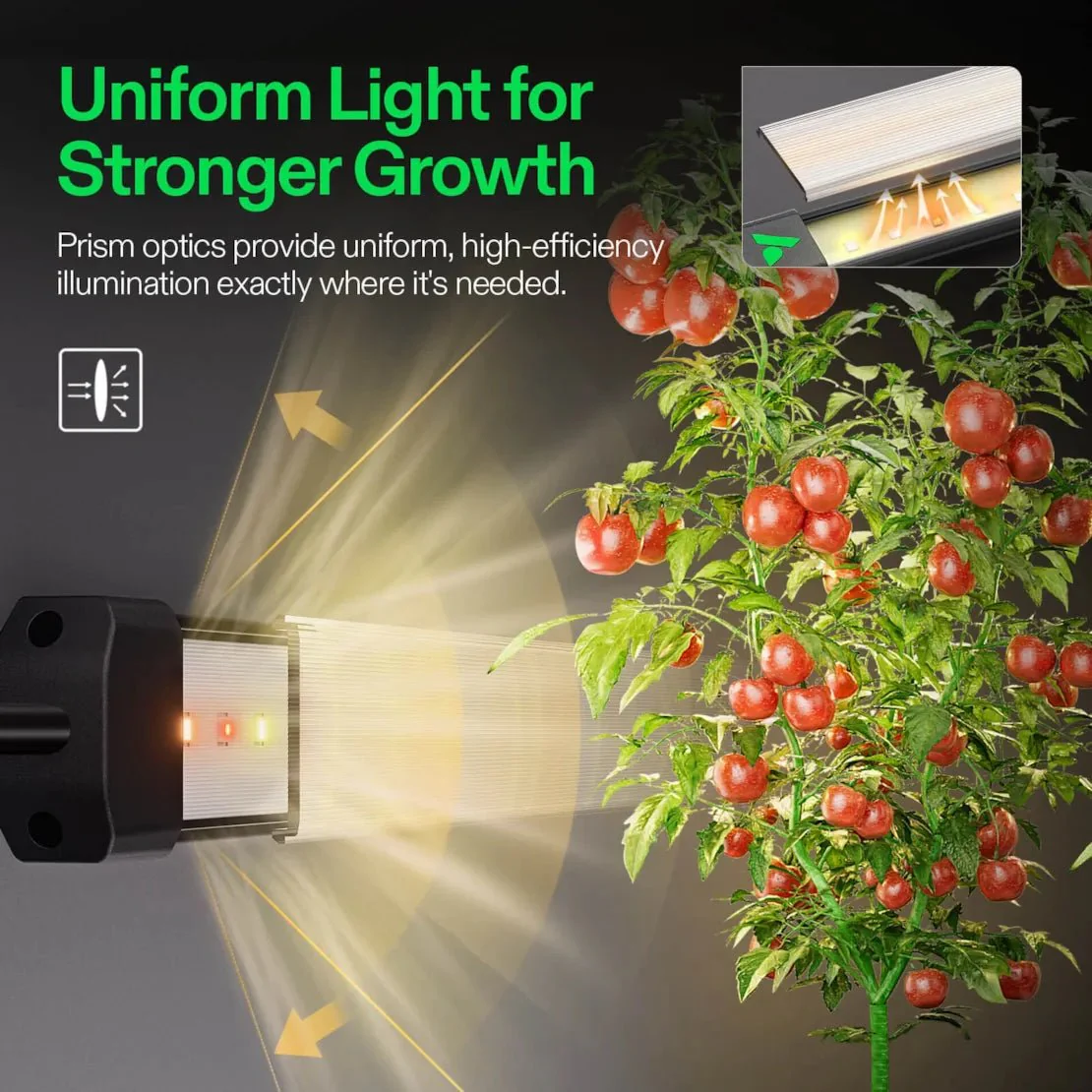 Vivosun LumaRay Side Lights (4-Bar), Full Spectrum LED Bar Lights, SGS Compatible - Image 5