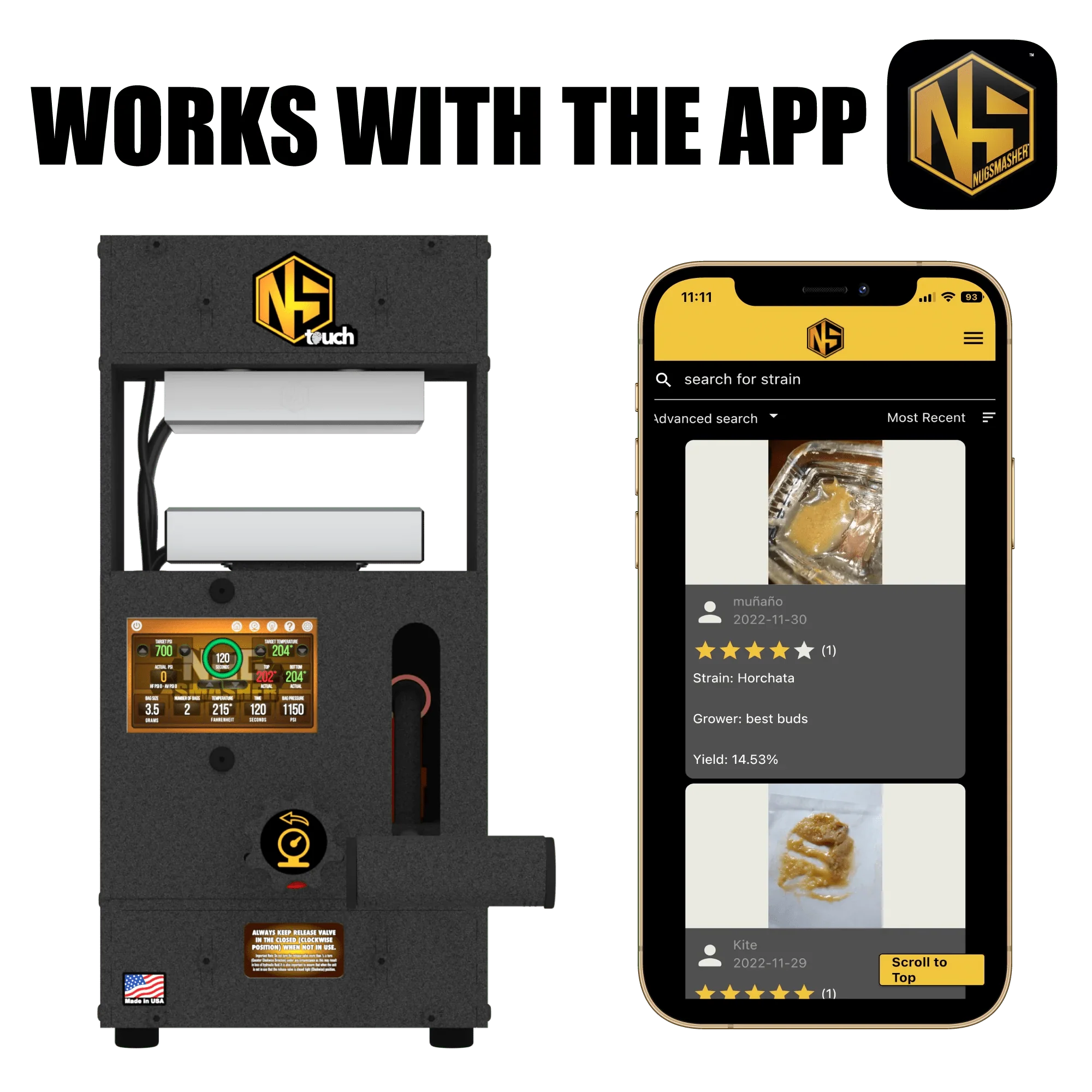 NugSmasher Touch 12 Ton Rosin Press Essentials Bundle - Image 3