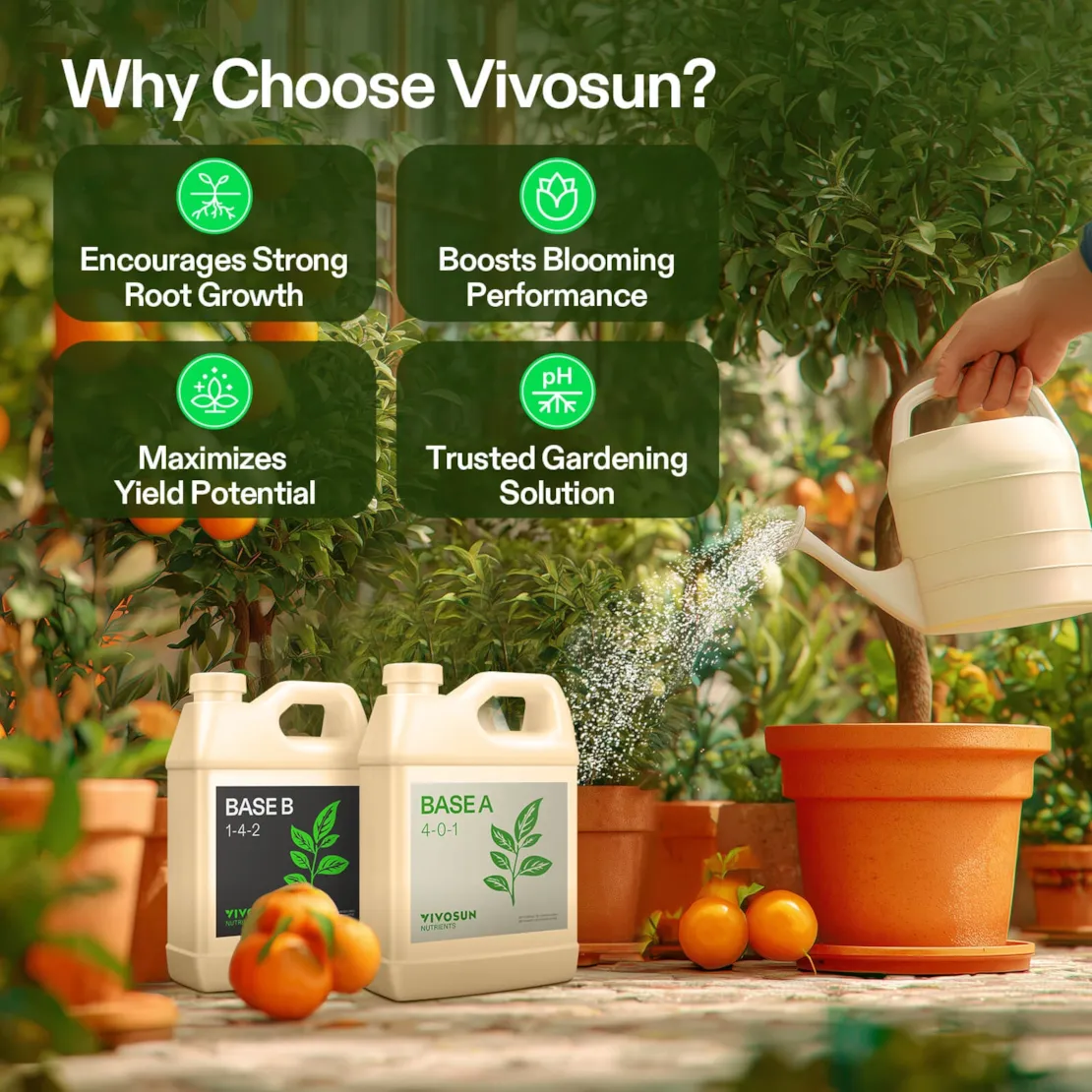 Nutrients Base A & B Bundle, Liquid Fertilizer Supports Vegetative and Flowering Stage - Image 11