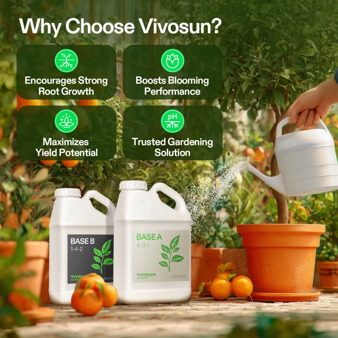 Nutrients Base A & B Bundle, Liquid Fertilizer Supports Vegetative and Flowering Stage - Image 19