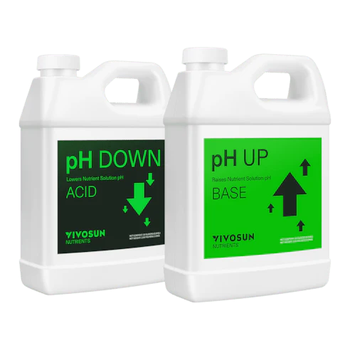 Vivosun pH Up & pH Down Kit, Liquid Fertilizer for All Plants and All Growing Systems, 1 Quart Each