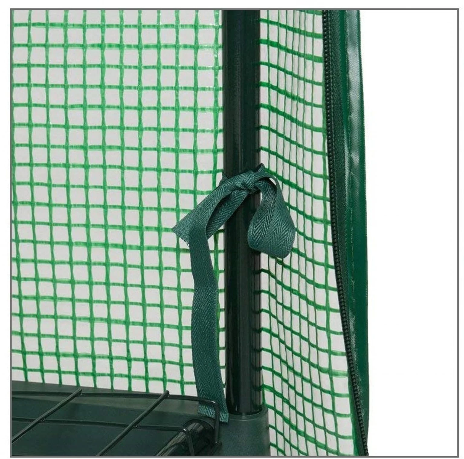 Riverstone 3 Tier Portable Rolling Greenhouse with Clear Cover - Image 4