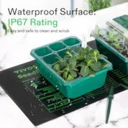 Vivosun Seedling Combo w/ 10"x20.75" Heat Mat and 6-Pack Seed Starter Trays - Image 4