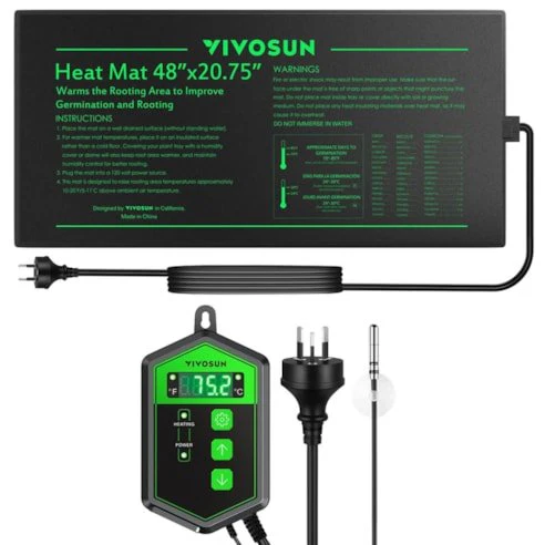 Vivosun Seedling Heat Mat Digital Thermostat Combo 48" x 20.75"