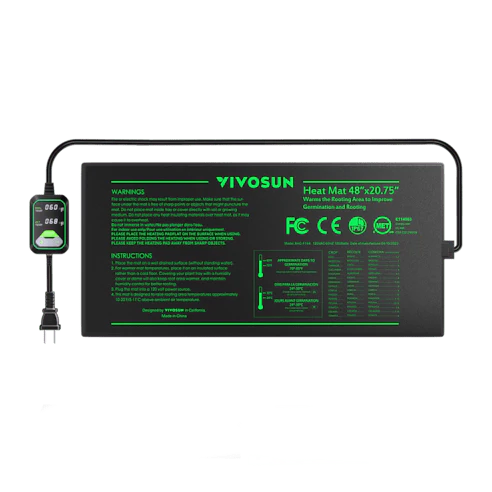 Vivosun Seedling Heat Mat with Dual Digital Display Thermostat