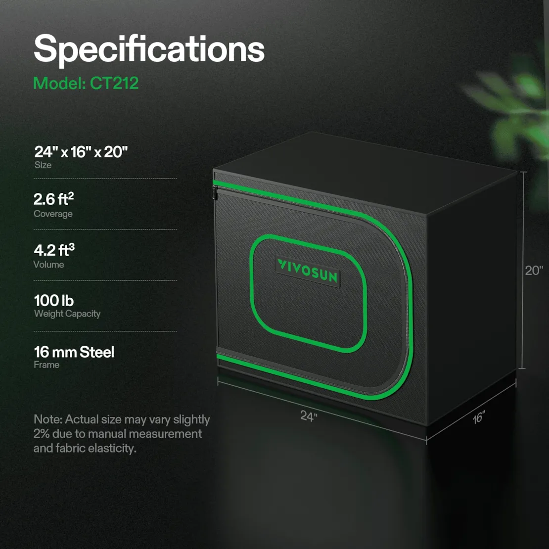 Vivosun Small Grow Tent for Seed Starting, Germination and Cloning - Image 4