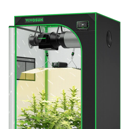 Vivosun Smart Grow Tent Kit, 3 × 3ft 3-Plant System, WiFi-Integrated Automatic Grow System with Full Spectrum LED Grow Light, Efficient Ventilation System with GrowHub E42A+ Controller