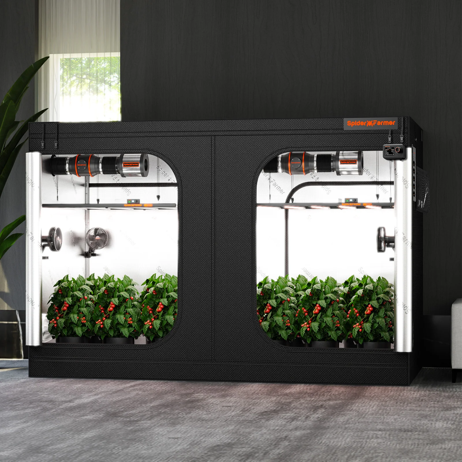 Spider Farmer 8’x4’x6.5′ 240cm x 120cm x 200cm Indoor Grow Tent (Free Grinder) - Image 10