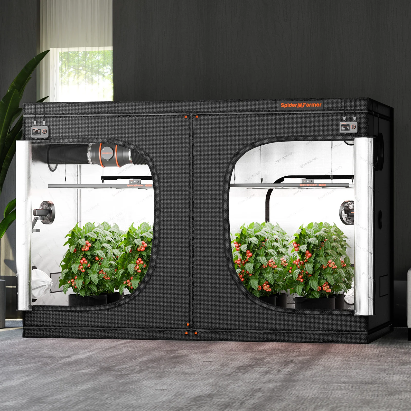 Spider Farmer 5’x10’x6.5′ 150cm x 300cm x 200cm Indoor Grow Tent - Image 10